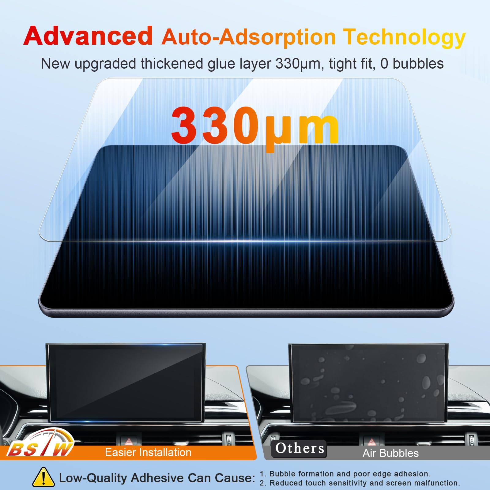 Pellicola Protettiva Vetro Temperato 9H Antigraffio HD Chiaro 10,1 Pollici MMI Touch Display Navigazione per Audi A4 B9 A5 F5 Q5 FY 2020-2025