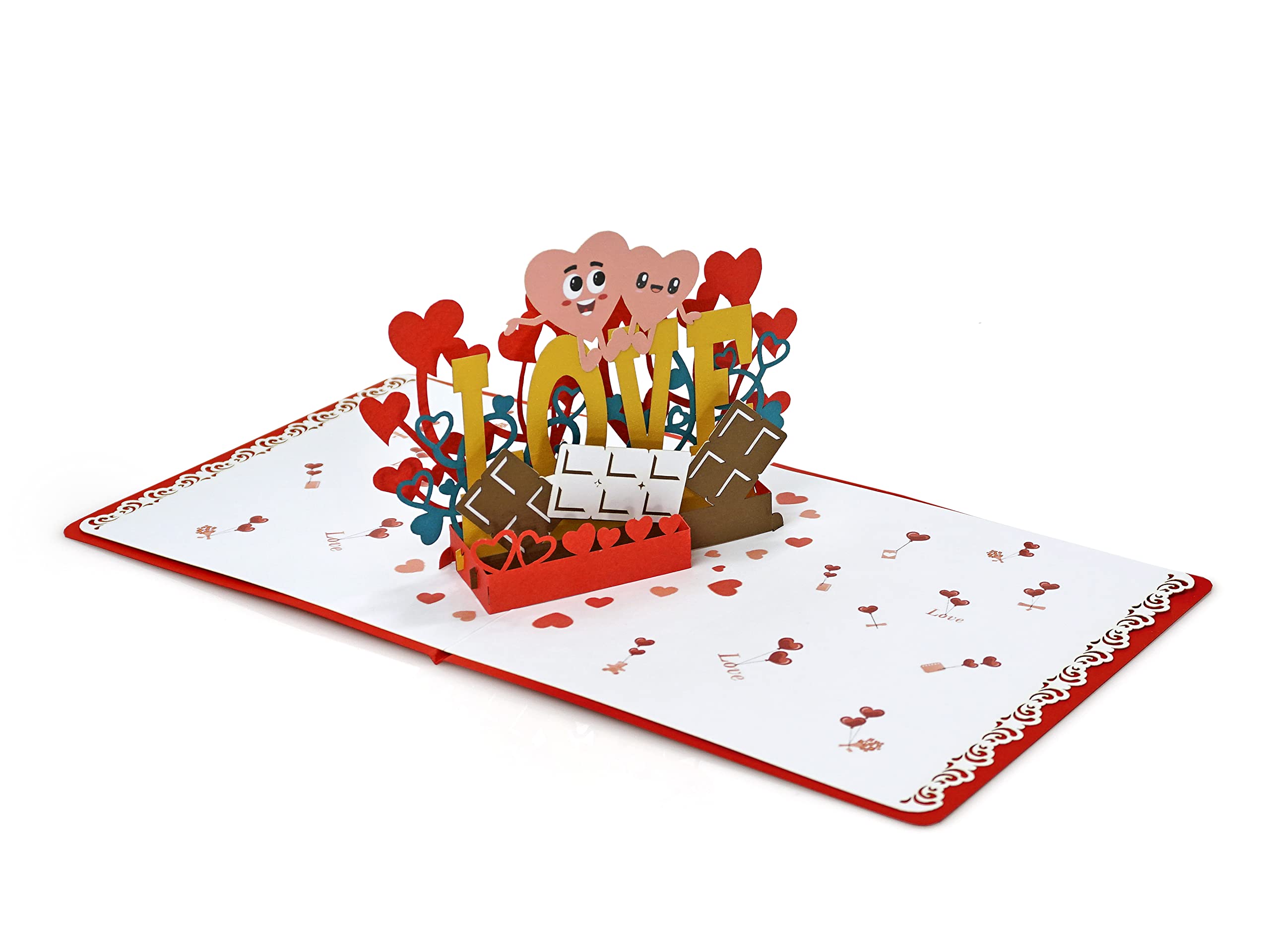 CUTPOPUP Champaign Glasses Pop Up Anniversary Cards, Wedding