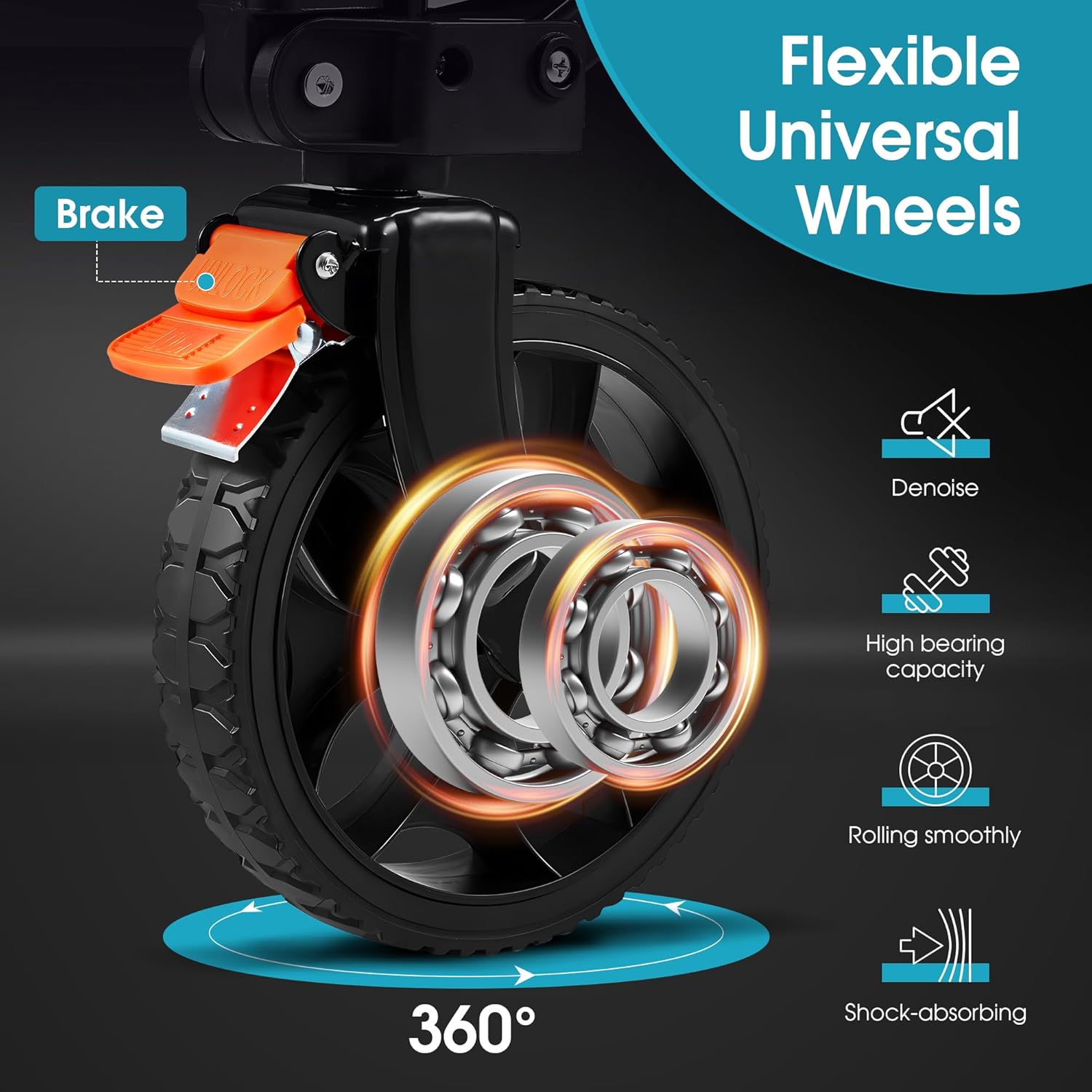 Collapsible Folding Wagon Heavy Duty,Foldable Utility Cart with Wheels,Large Capacity,with Brakes,for Grocery Outdoor Camping Beach Gardening Shopping Fishing Black Orange Collapsible Folding Wagon Heavy Duty,Foldable Utility Cart with Wheels,Large Capacity,with Brakes,for Grocery Outdoor Camping Beach Gardening Shopping Fishing Black Orange