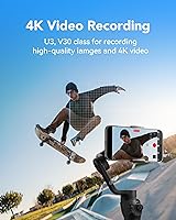 Vista 3 de Lexar E-Series Plus - Tarjeta micro SD de 64 GB, tarjeta de memoria flash microSDXC UHS-I con adaptador, 160 MBs, C10, U3, A2, V30, Full HD, 4K UHD