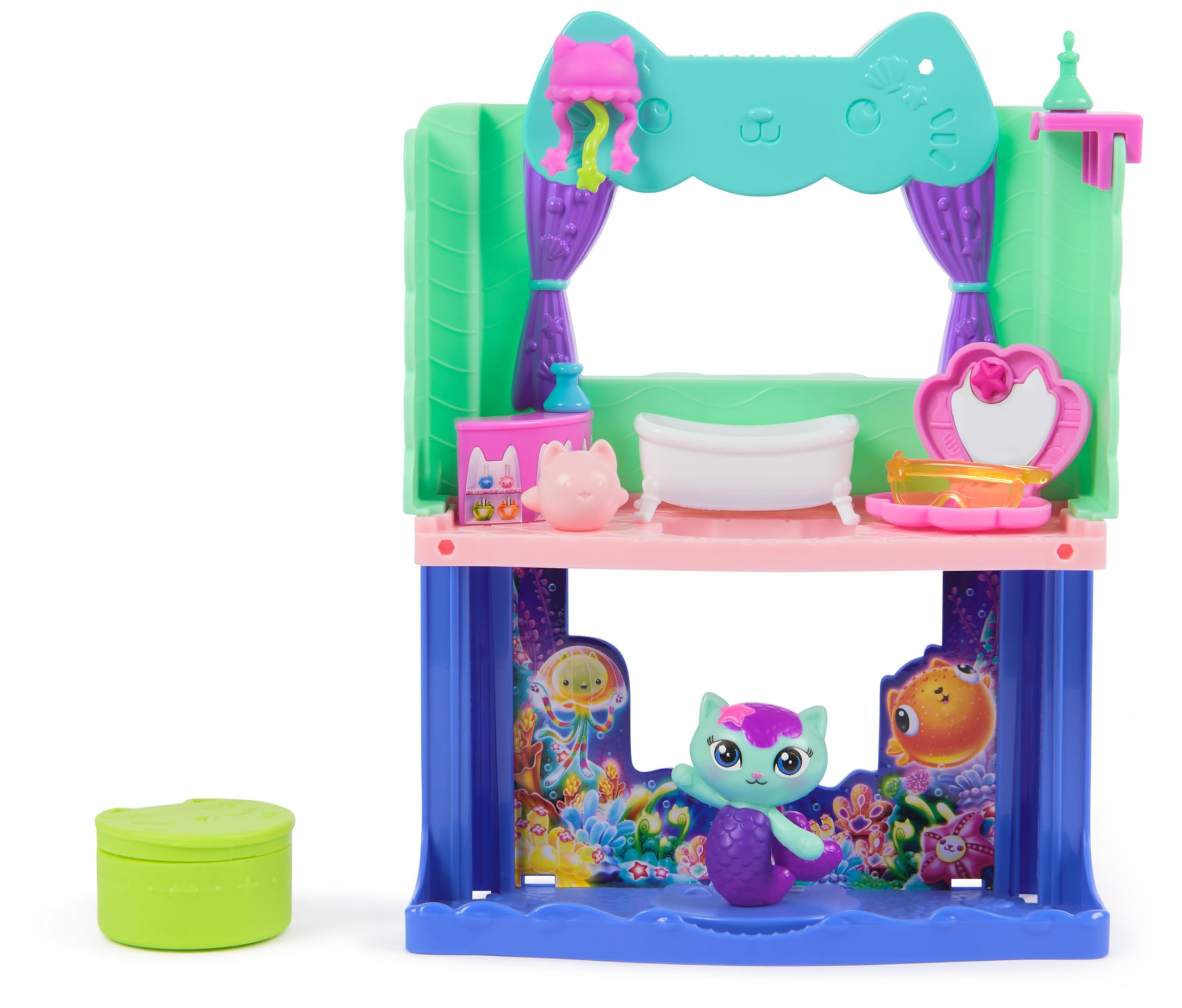 Gabby’s Dollhouse The Movie MerCat’s Spa-wesome Bathroom Playset