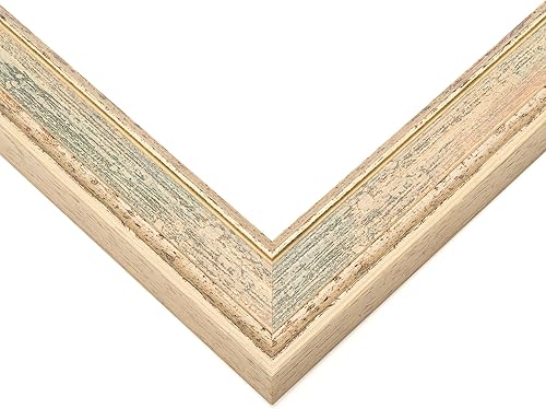 Miniatura 1 de Marco de fotos de madera maciza marrón de 18 x 24 pulgadas de ancho de 1.5 pulgadas  Profundidad del marco interior de 0.4375 pulgadas  Marco de