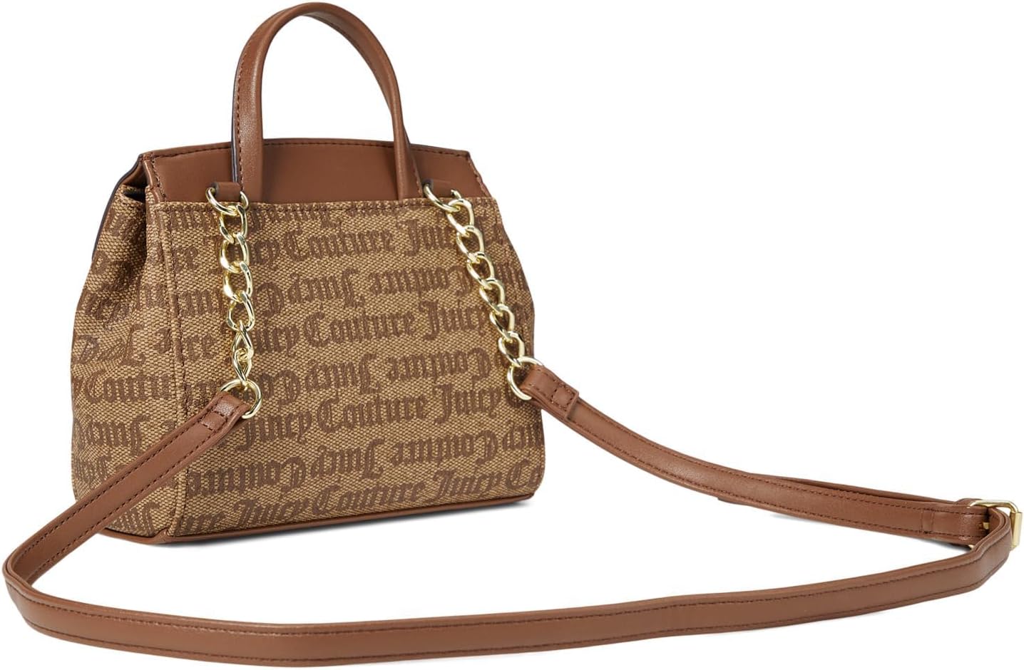 Juicy Couture Modern Chic Crossbody Oversized Gothic Status Chestnut Chino One Size