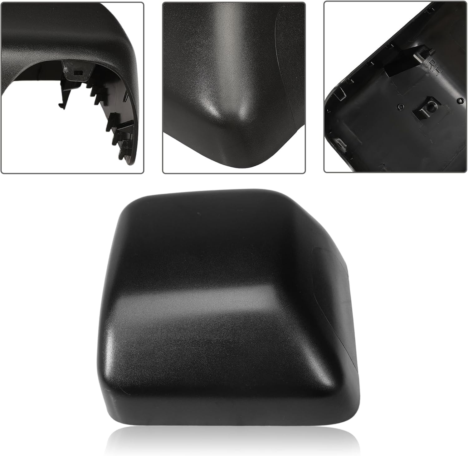 Right Exterior Rear View Mirror Cover for Wrangler JL 2018-2023, Gladiator 2020-2025 68361960AA Passenger Side Mirror Cap