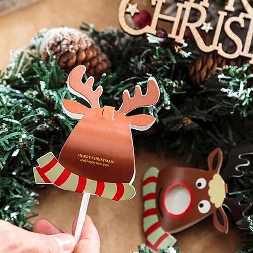 Miniatura 9 de 50 tarjetas de piruleta de Halloween, encantadoras tarjetas de caramelo de fantasma, adorables decoraciones de envoltura de piruletas de Halloween