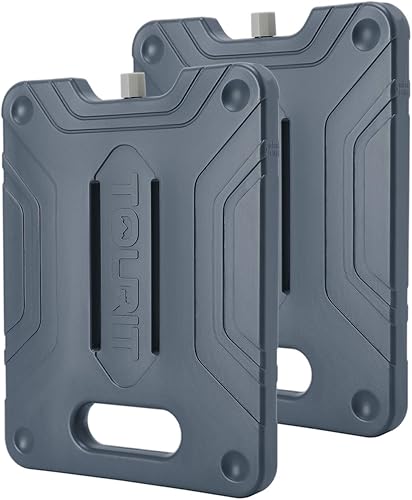 TOURIT Long Lasting Large Ice Pack for Coolers Reusable Ice Block for Lunch Box Refreezable Cooler Packs for Camping, Beach, Picnics, Fishing and