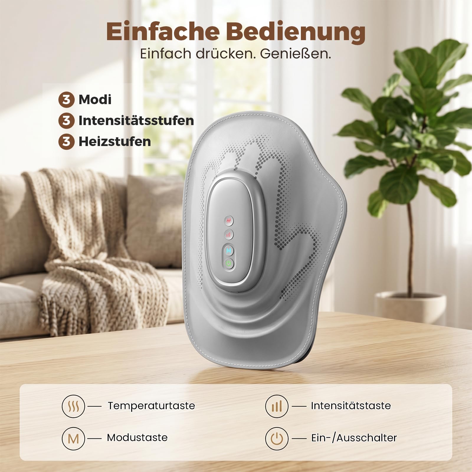 Handmassagegerät mit Wärme bei Arthritis & Karpaltunnelschmerz