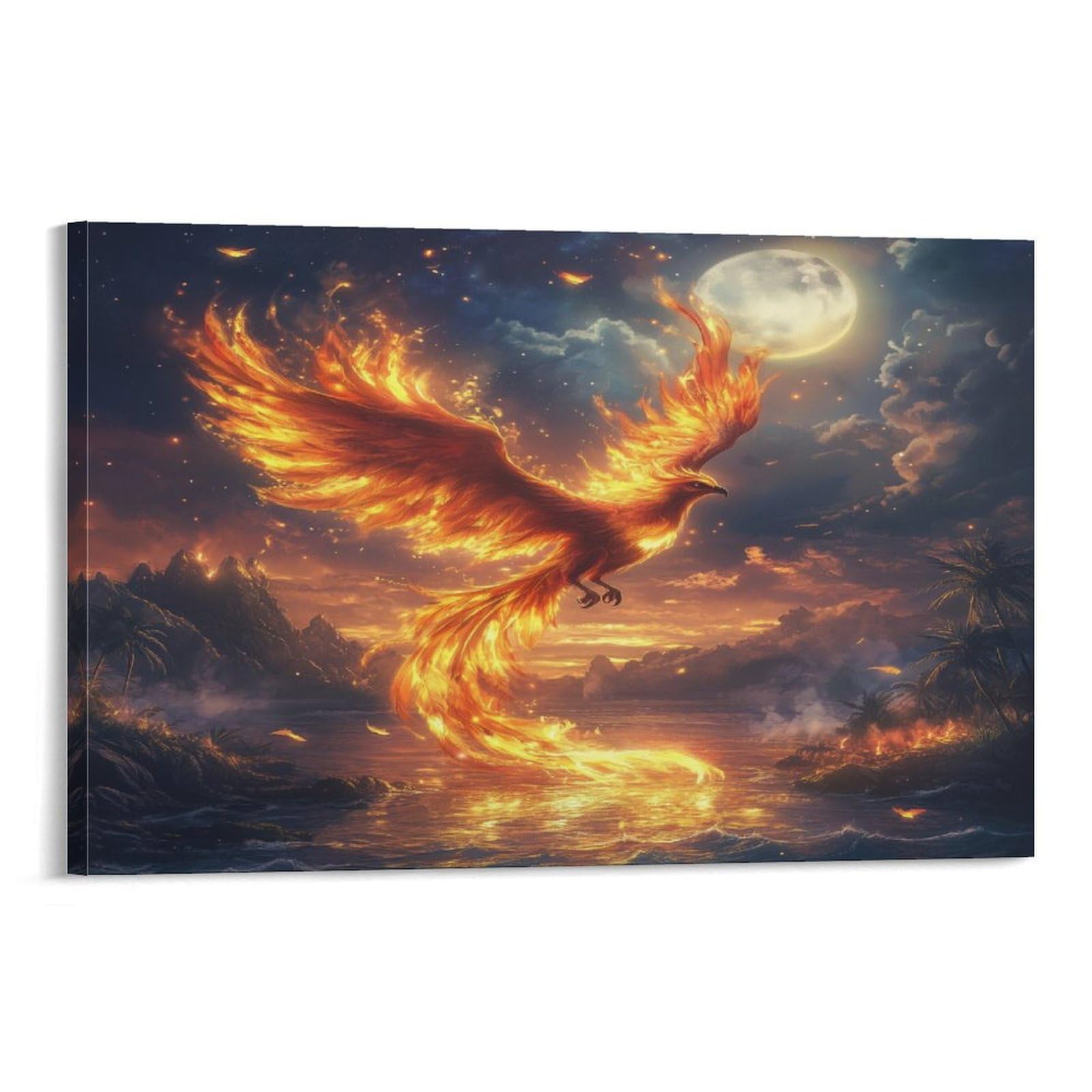 Décoration Murale Phoenix idée cadeau originale tableau de salon