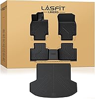 Vista 21 de LASFIT - Tapetes hechos a la medida para tu vehículo específico, de elastómero termoplástico, duraderos, revestimiento protector para todo clima
