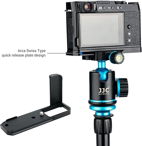 Miniatura 6 de JJC Soporte de metal sólido para Fuji Fujifilm X-E4 XE4 XE4 Reemplazo Fuji MHG-XE4 Handgrip