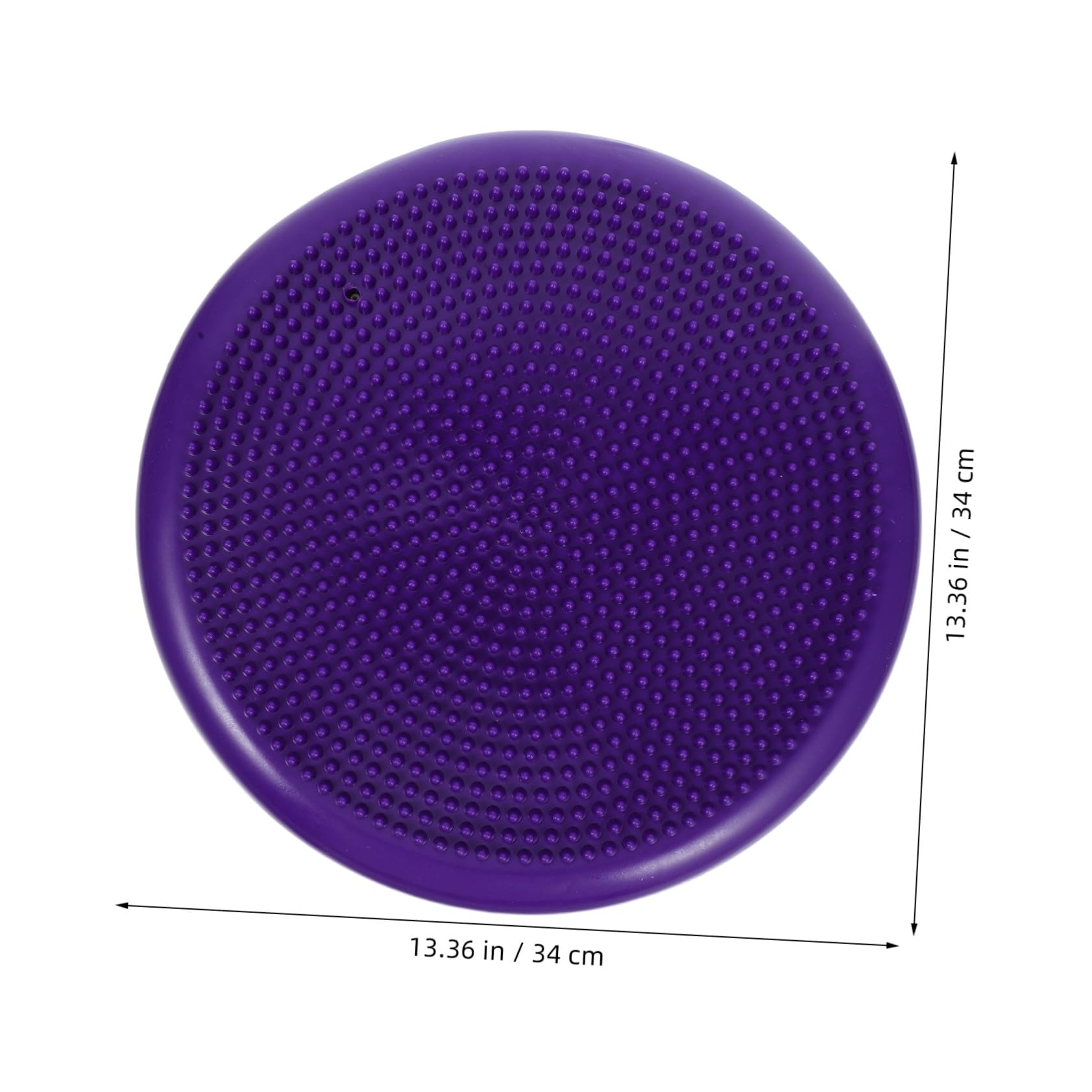 Alasum Cuscino Gonfiabile per Equilibrio Ergonomico in Pvc Pompa a Mano, Tappetino Fitness Spessore Spesso per Pilates e Sollievo dal Dolore alla Schiena