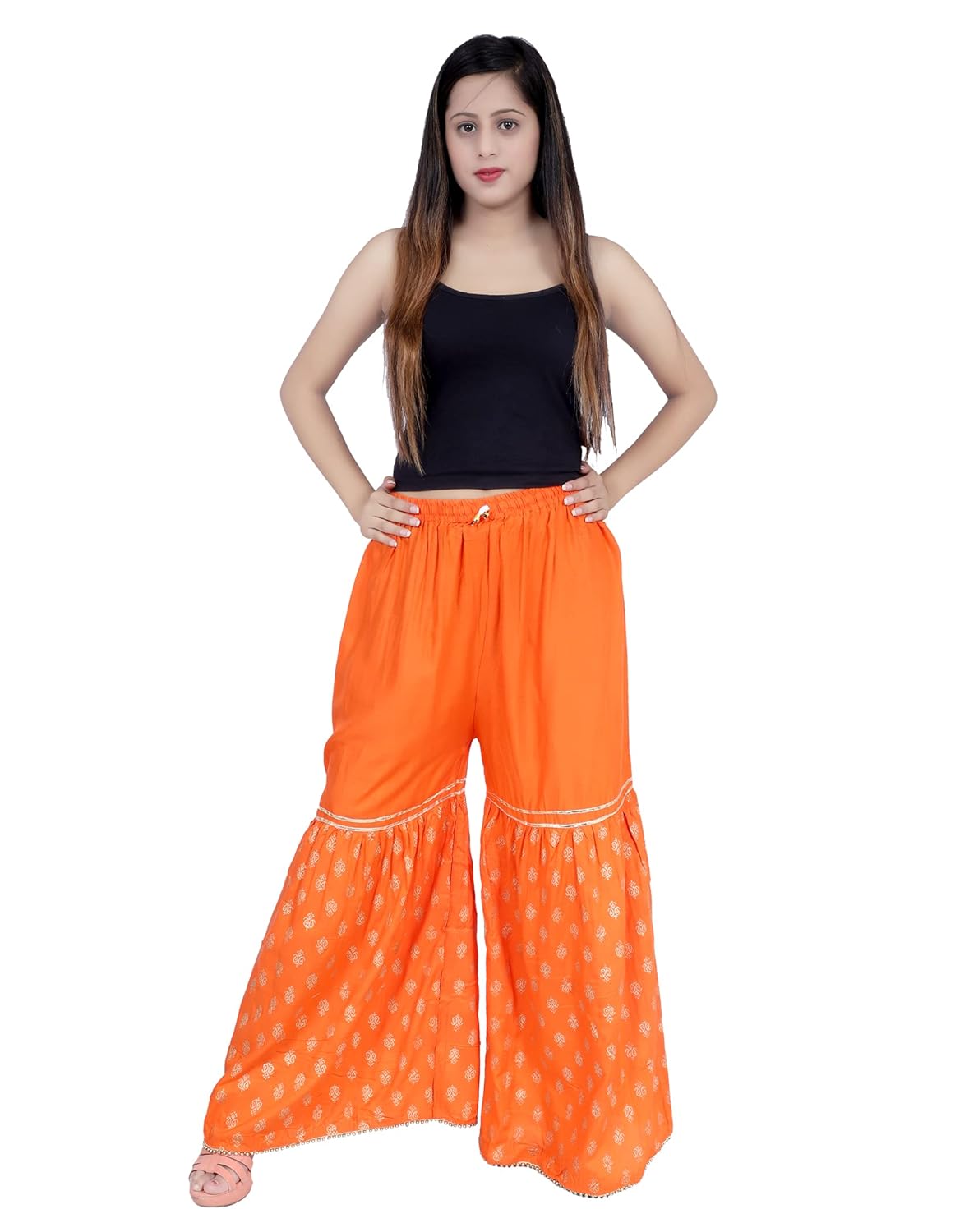 Golden sharara pants Clearance