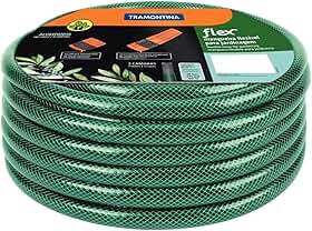 Tramontina Mangueira Flex Com Engates Rosqueados E Esguicho Em Pvc Verde 10 M