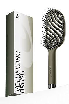 Boar Bristle Hair Brush For Women, Detangler Brushes For Curly Fine Hair