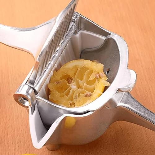Miniatura 5 de Extractor de jugo de fruta fresca de aleación de aluminio, exprimidor de limón de mano resistente, exprimidor para exprimir naranjas, limones de