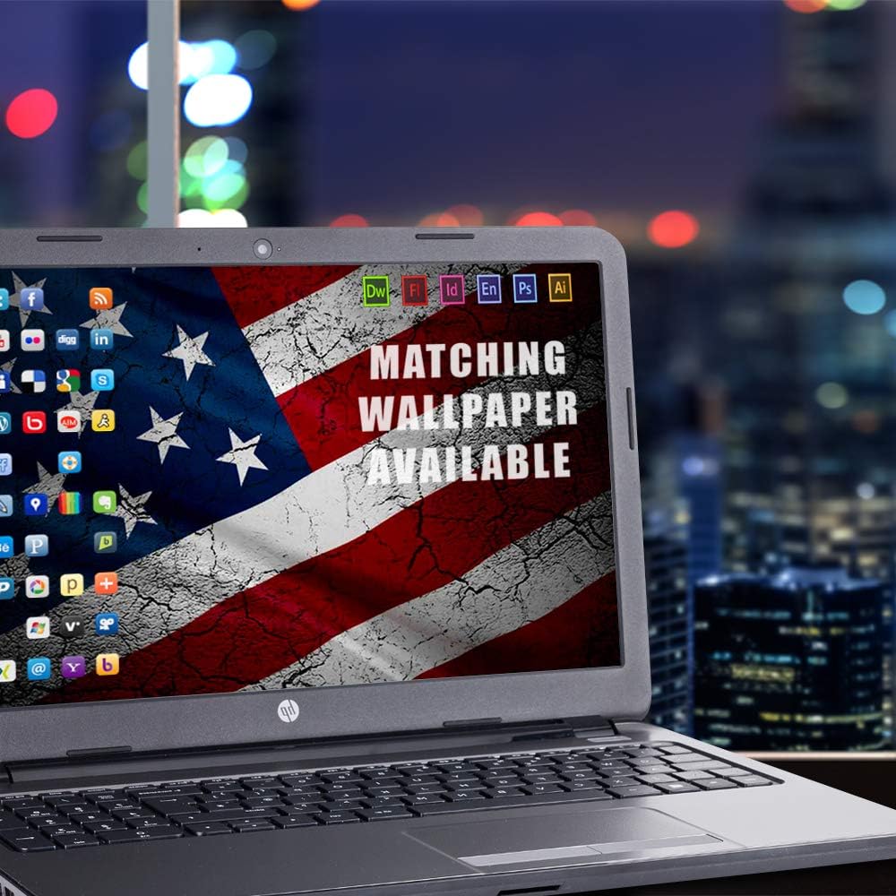 15 15.6 inch Laptop Notebook Skin vinyl Sticker Cover Decal Fits 13.3" 14" 15.6" 16" HP Lenovo Apple Mac Dell Compaq Asus Acer/American Flag distressed image 6 of 6 B01MRSO7XY