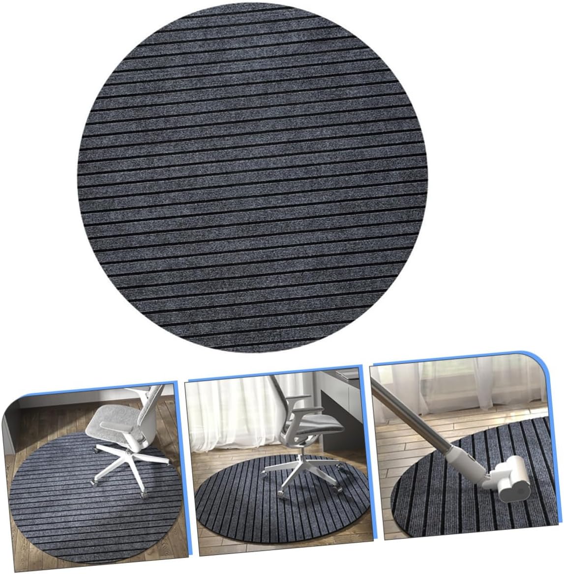 NUOBESTY Rolling Chair Mat for Hardwood Floors Desk Ground Protector for Comfortable Chair Mat for Ergonomic Support