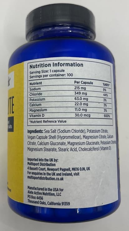 SaltStick Electrolyte Capsules | Salt Pills with Electrolytes for Running, Endurance Sports Nutrition, Running Supplements | 100 Count Electrolyte Pills