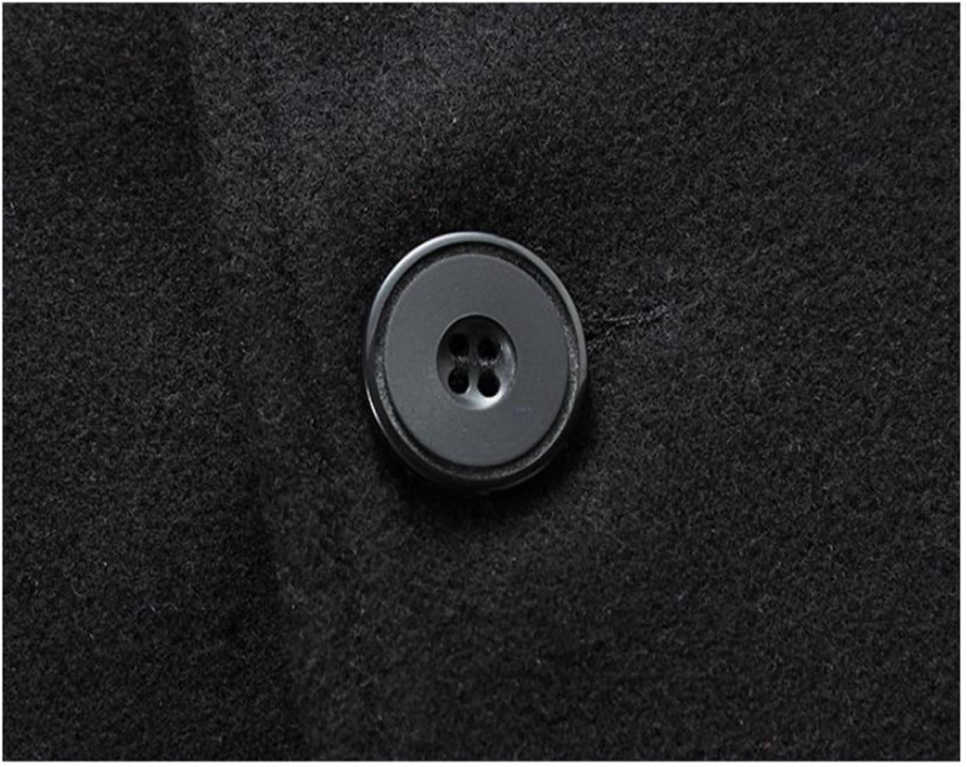 liyun jacket Men's Long Wool Coat, Elegant Winter, Slim Fit With Pockets, Jacket, Wool Trench, Leisure Transition Coat M-5XL