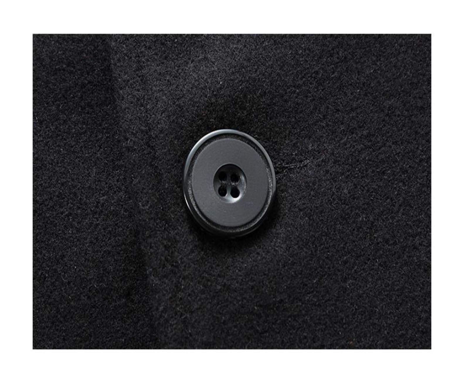 SIYAN Mantel Herren A Wollmantel Elegant Wintermantel Trenchcoat Herrenmantel Winterjacke Freizeit Übergangsmantel Slim Fit Herren-Mäntel Mit Taschen, M - 4XL(Navy Blue,L)