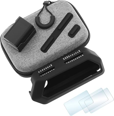 External CC1101 Antenna for Flipper Zero - Flipper Zero Module Accessories Multiboard (Hidden Atenna Version - Black with Grey Carrying Set)