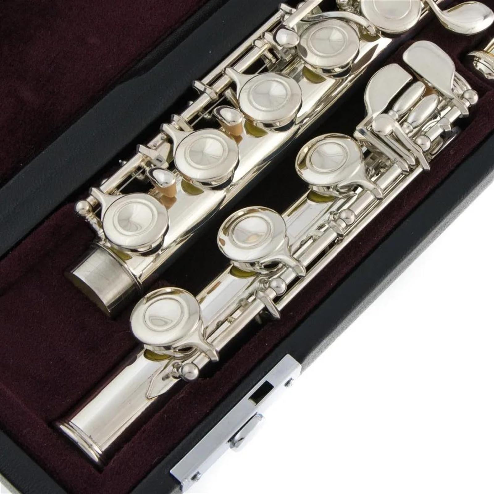 Professionale Flauto Traverso 17 Fori Chiusi Fori Placcati In Argento Testa Di Flauto Studente Flauto Traverso Chiave C Con Chiave E