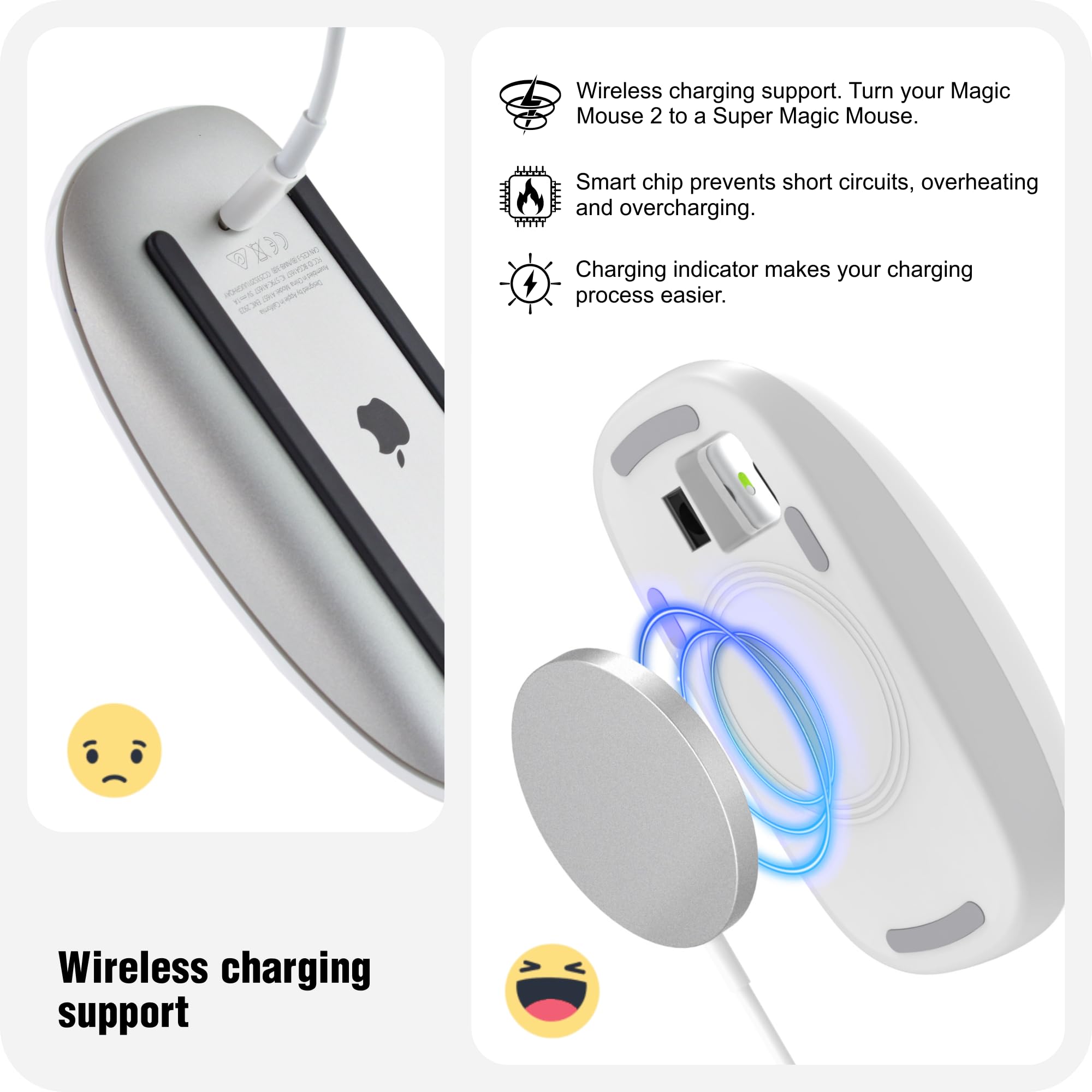 Amazon.co.jp: TATOFY マウス充電器 Magic Mouse 2 (Lighting