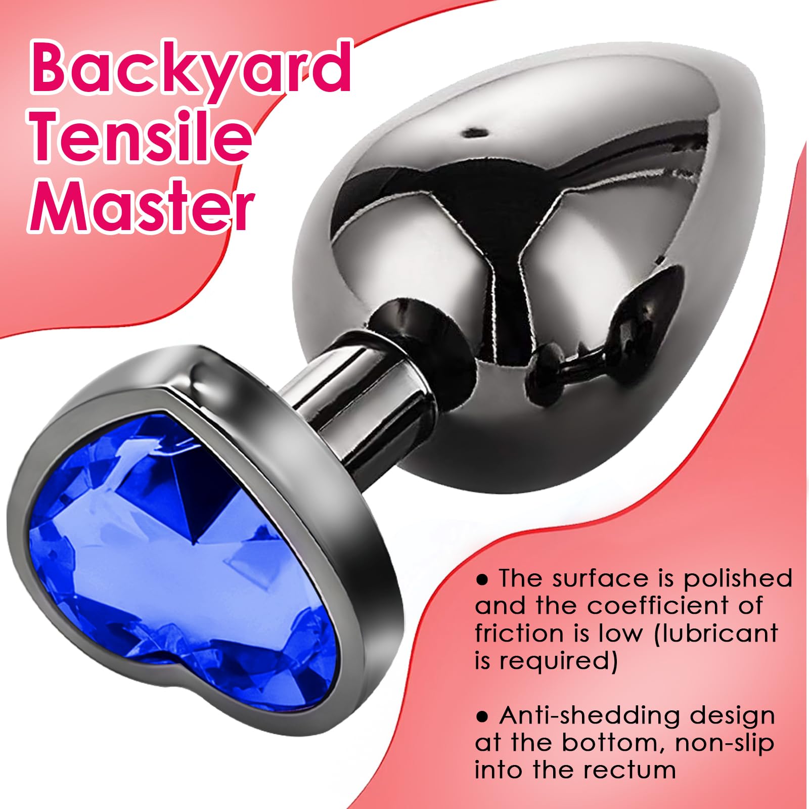 3 Pices plug anale,Plug anale debutant Grand Moyenne Petite taille Plug,Sex  toys butt plug,Coeur cristal diamant sex toys, Plug Homme Anus Sextoyse  Homme Sex Couple Plaisir,pour Femmes,Hommes : Amazon.fr: Hygine et Sant