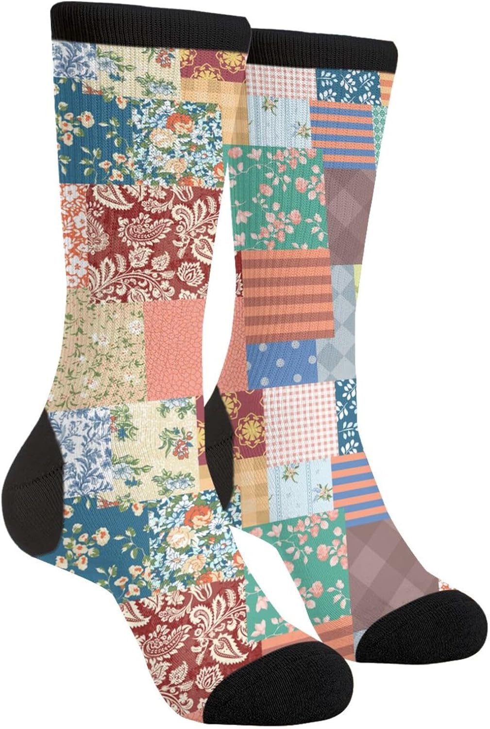 Novelty Socks Casual Crew Mid Calf Dress Socks