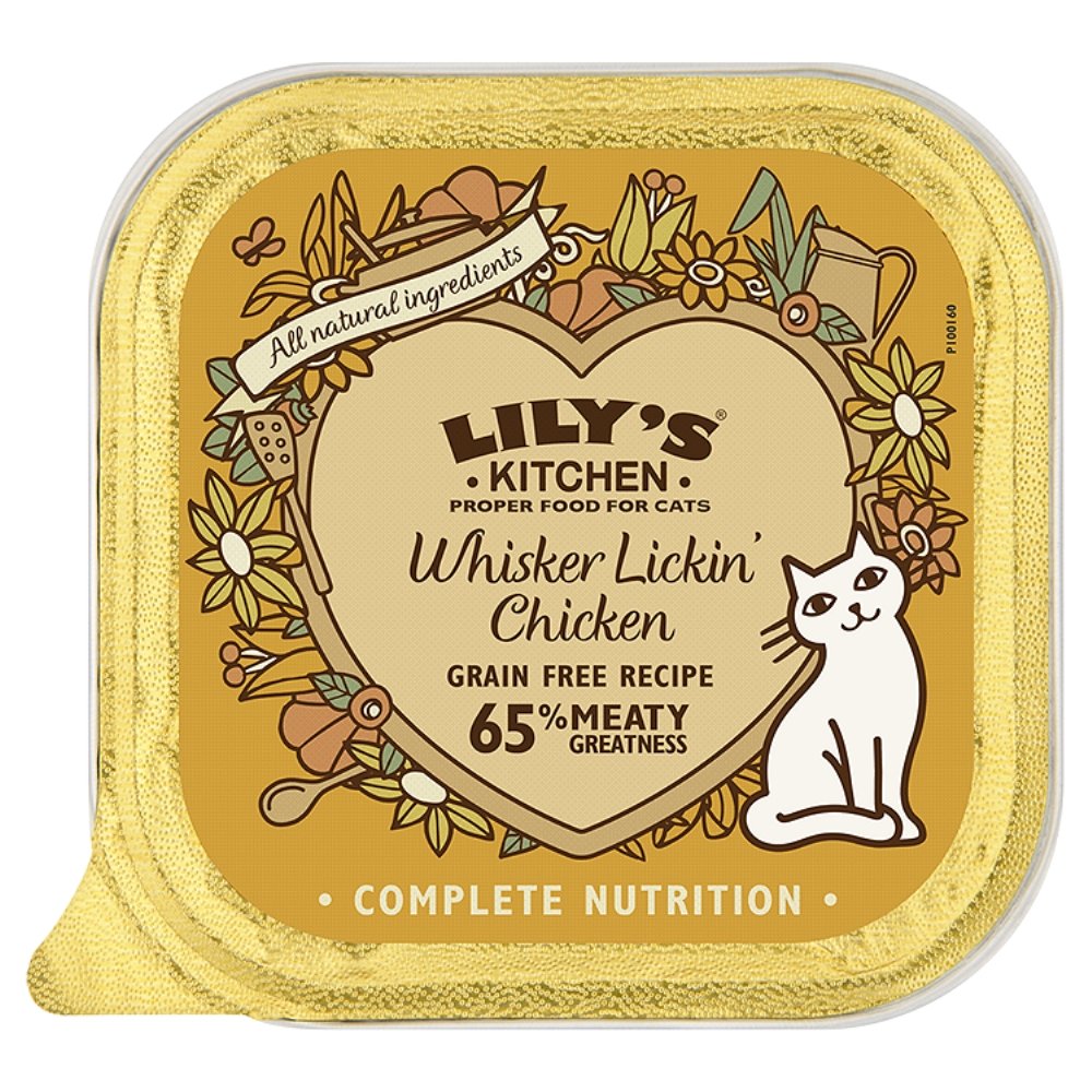 Pâtée poulet Lily's Kitchen nourriture humide pour chat 85g