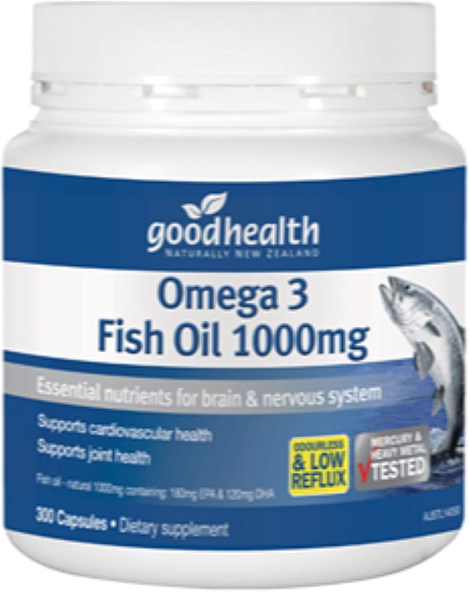 Amazon オメガ3 DHA & EPA フィッシュオイル ヘルスガード ニュージーランド産 Goodhealth マルチ脂肪酸