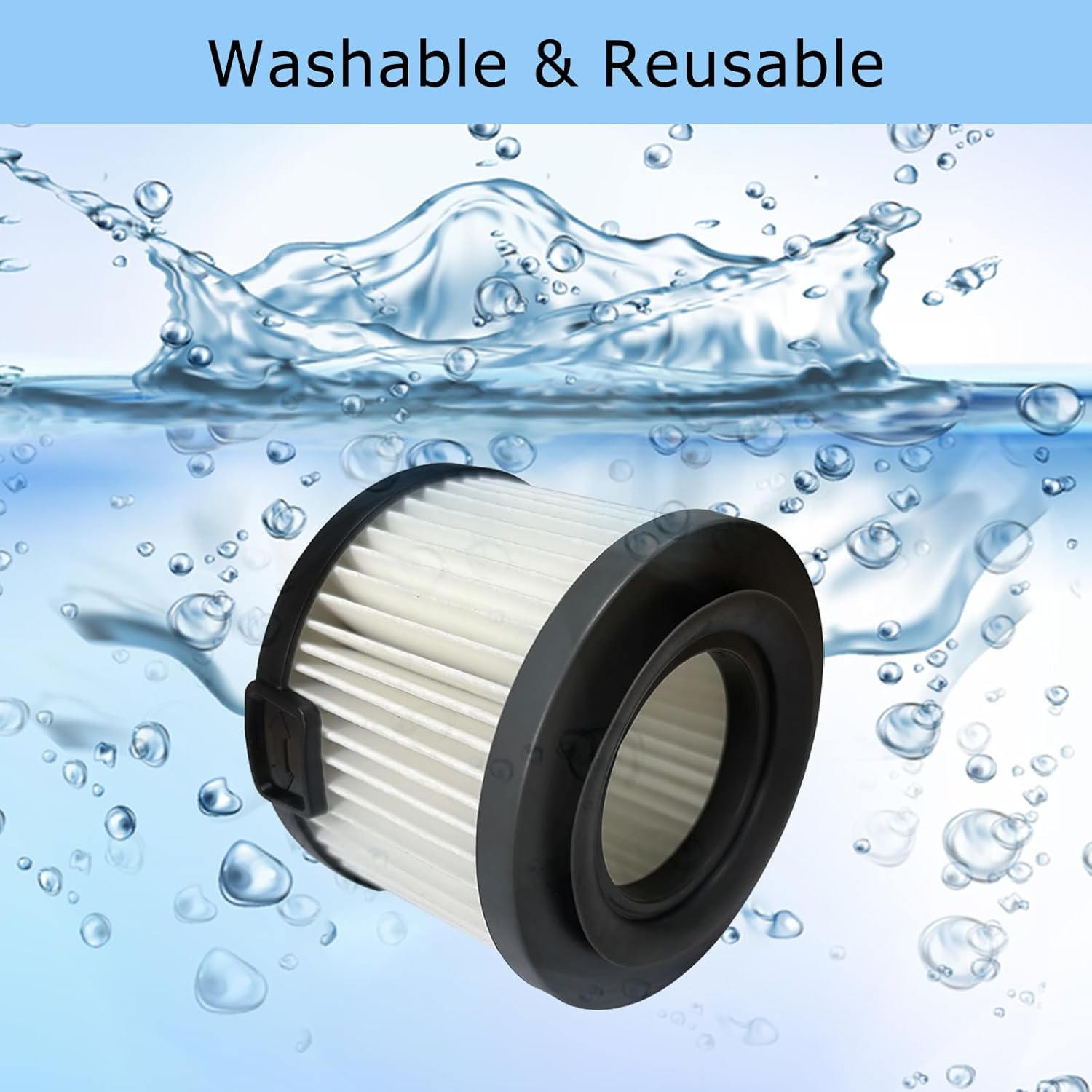 4 Pack SF65 Replacement Filter Compatible with Simplicity Handheld and Cordless Stick Vacuum Cleaners S65