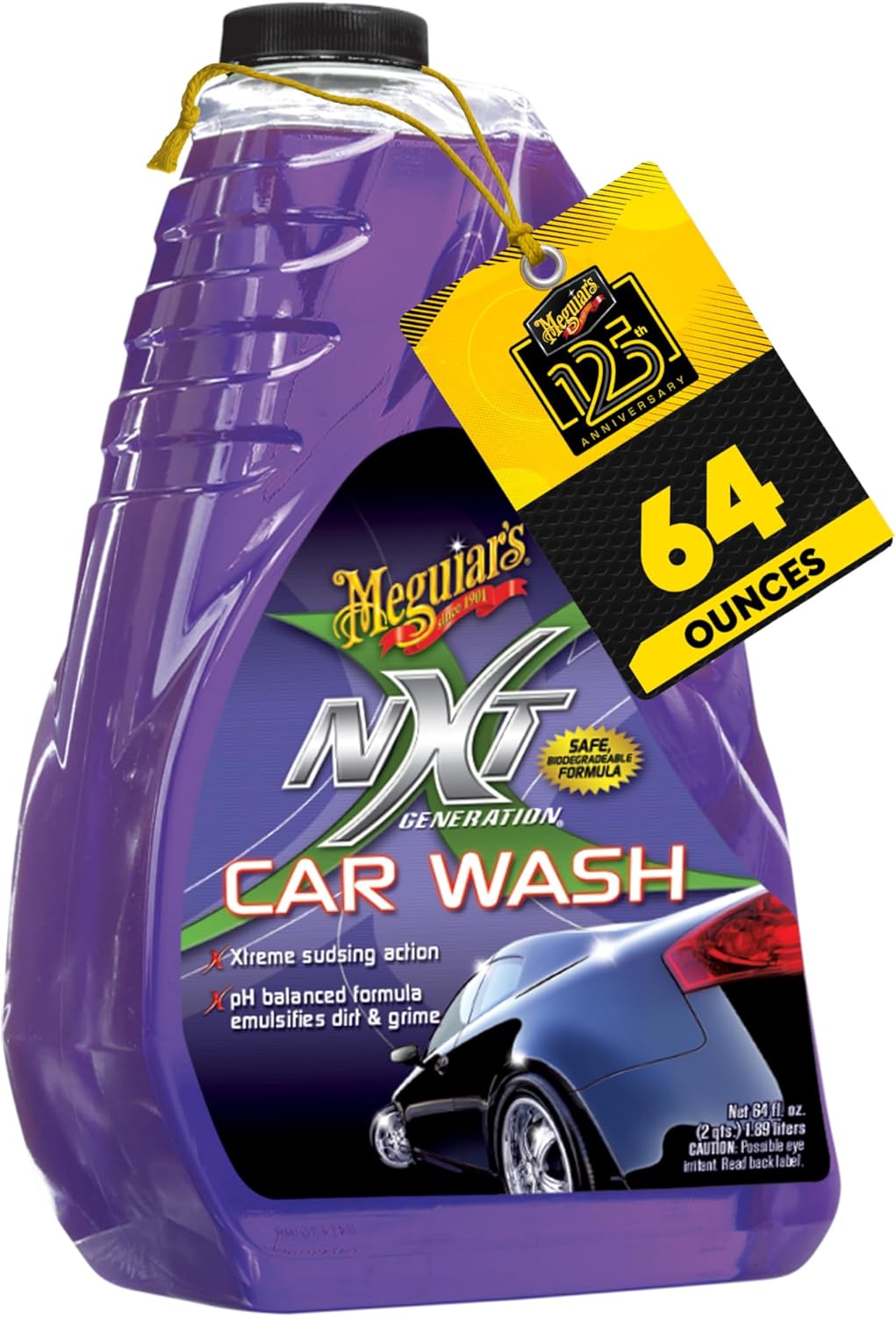 Meguiar’s NXT Generation Car Wash liquid 64 oz, Black