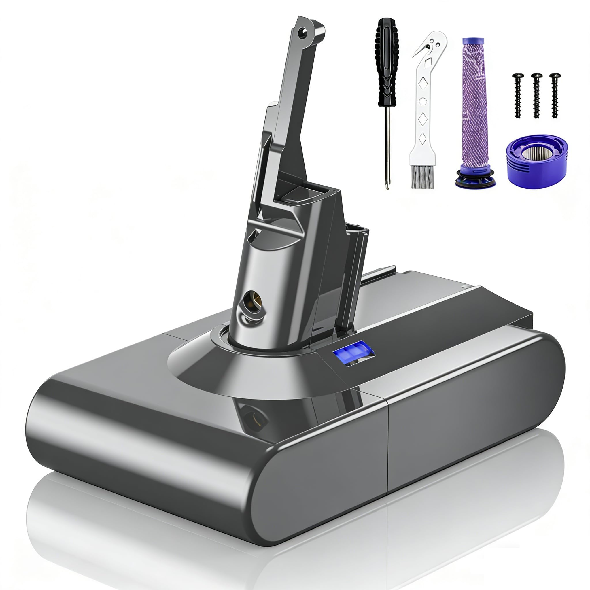 2X 18V 8.0Ah Akku für Makita, Powtree Ersatzakku für Makita 18V BL1860B Kompatibel mit BL1860 BL1850 BL1850B BL1840 BL1840B BL1830 BL1830B BL1815 LXT Akku-Elektrowerkzeuge mit LED-Anzeige