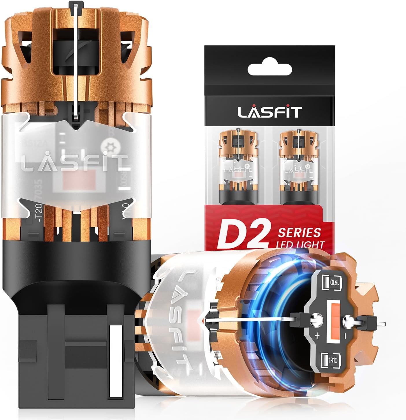 LASFIT 7440 7441 LED Bulbs Red Brake Tail Lights Rear Turn Signal Stop Lightswith Built-in Resistor Anti Hyper Flash Error Free for 2023-2026 Chevrolet Colorado Z71/ZR2/LT, Pack of 2