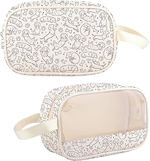 G2TUP Wiener - Bolsa de maquillaje transparen...