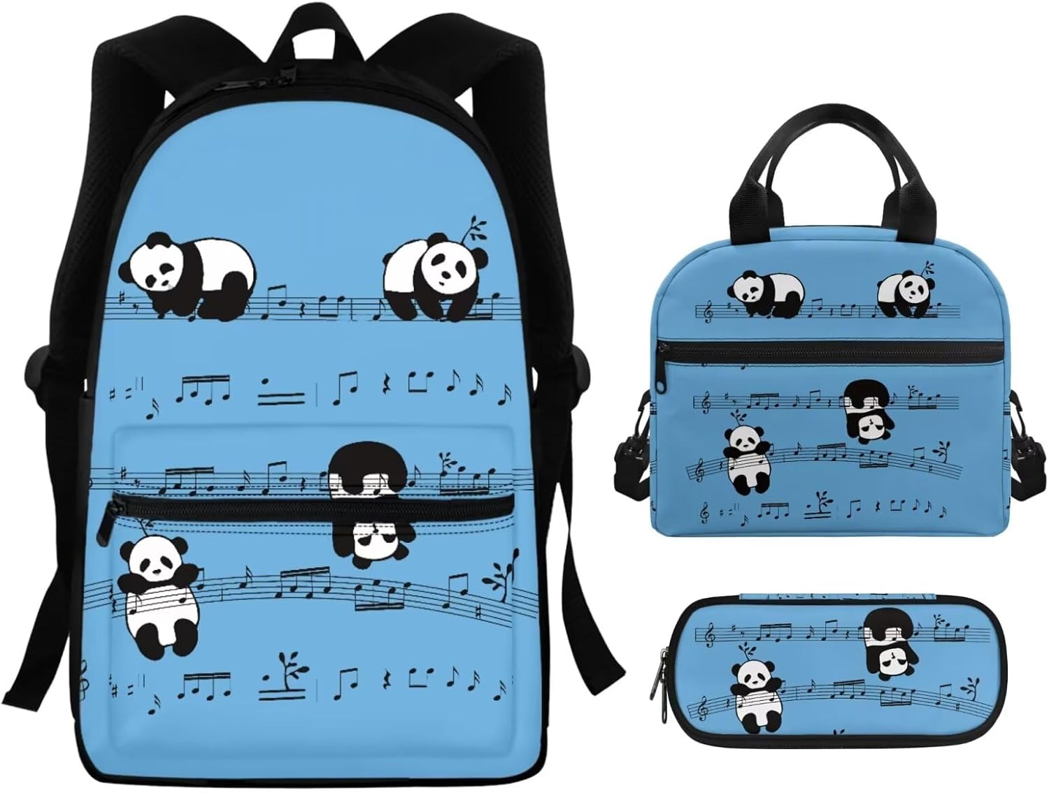 Cartoon Fire Engine Backpack for Boys 3PCS Boys Backpack with Lunch Box Pencil Case Set School Backpacks for Boys Kids Elementary Middle School College Book Bag for Children Students