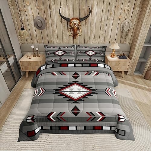 Erosebridal Western Boho Bedding Sets King Southwestern Aztec Comforter Set Bohe