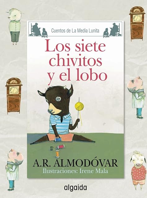 Portada de Media Lunita nº 66. Los siete chivitos y el lobo