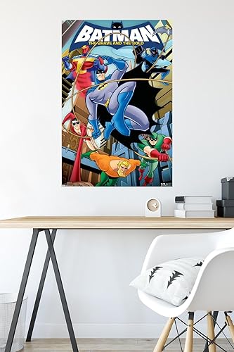 Miniatura 4 de Trends International DC Comics - Póster de pared de Batman - The Brave and The Bold de 22.375 x 34 pulgadas, versión premium sin marco