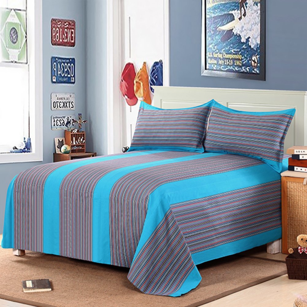 Drap en coton épais pour lit simple et double - Modèle G 150x230cm