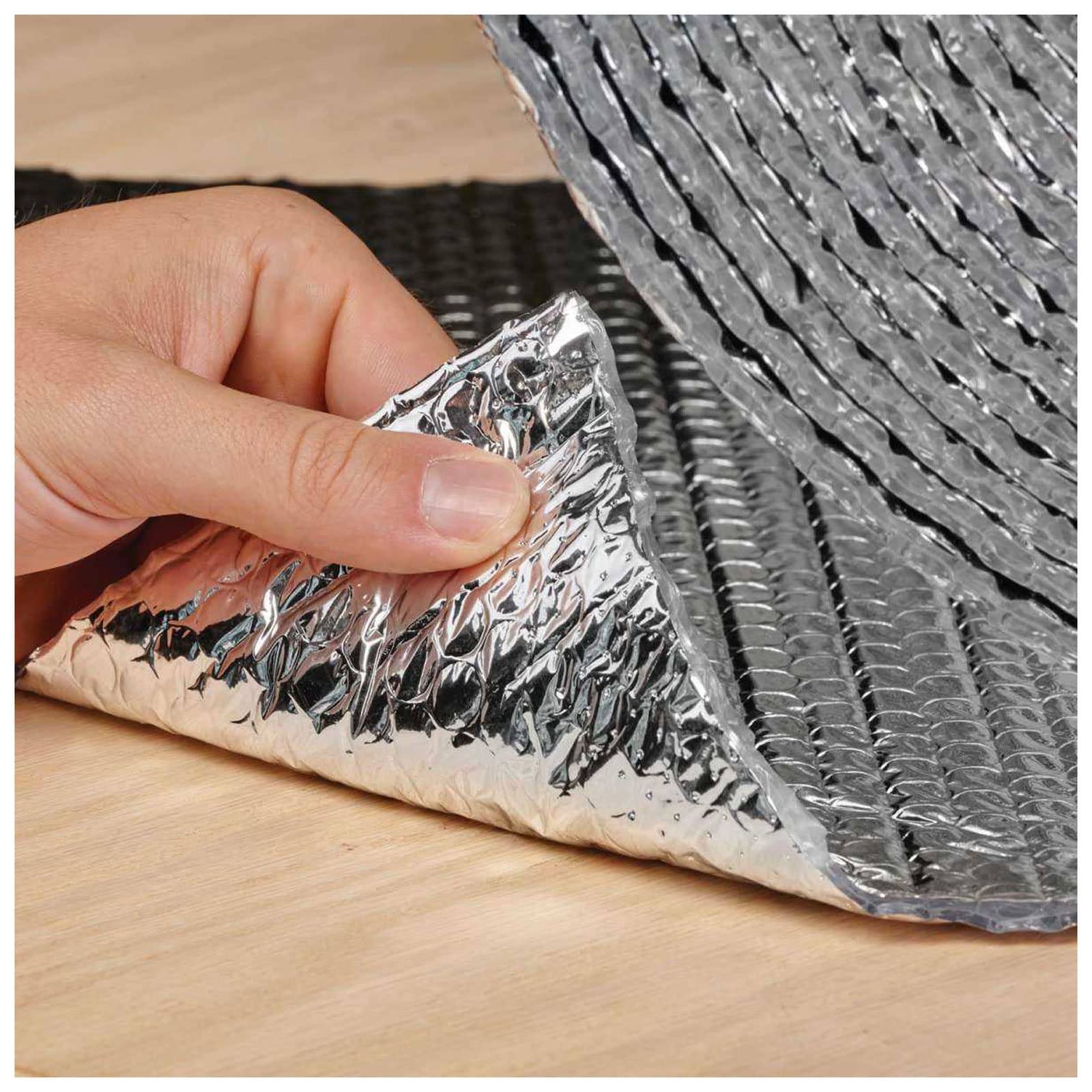 Rouleau D'isolation Thermique, Mousse D'aluminium, 0.032W/MK, Rouleau D'aluminium Isolant Thermique, Feuille D'aluminium