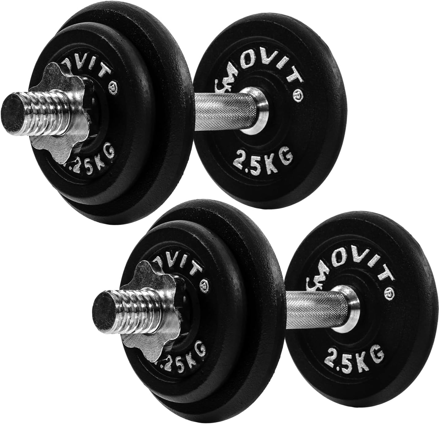 MOVIT Dumbbells Pro Set of Cast Iron Dumbbells 20 Kenya Ubuy