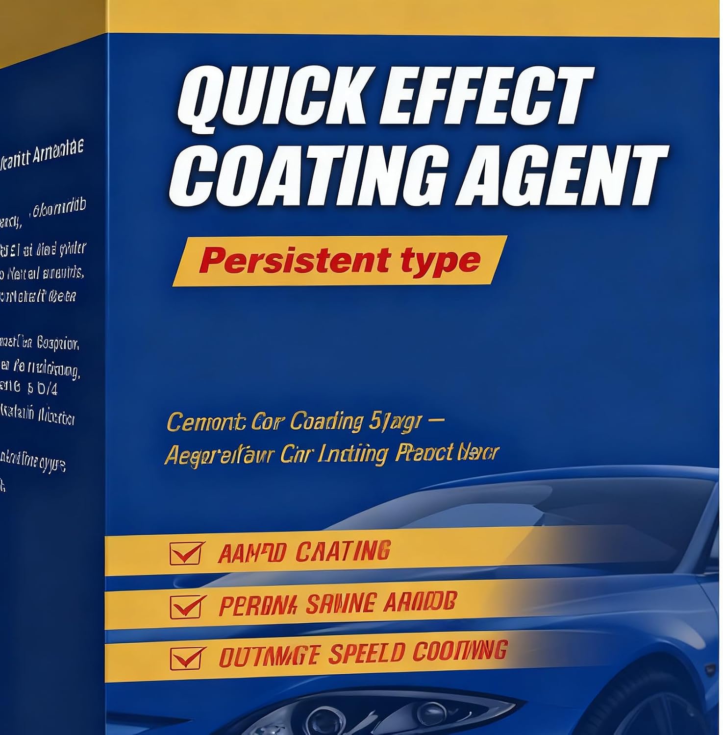 Ceramic Spray Coating, 120ml Quick Effect High Gloss Automotive Polish, Car Ceramic Protection with Easy Application, Detailing Spray with Nano Formula, Coating Liquid for Windshield Tire Trim