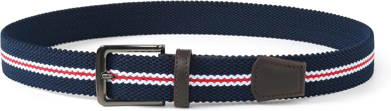 Mile High Life Golf Belt for Men 3Color Woven Belt with High Elasticity Strap Stretchable belt for Casual, Office, Travel image 5