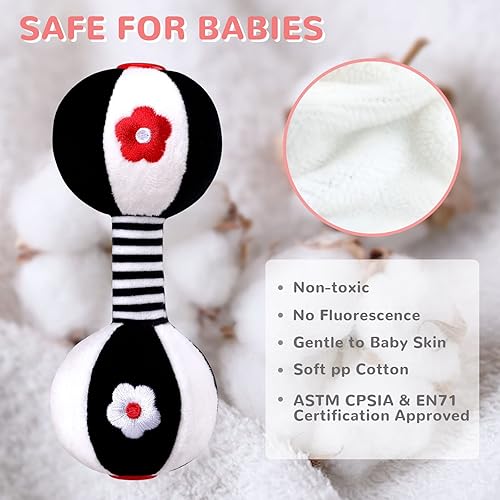 Miniatura 3 de Sonajeros para bebés de 0 a 6 meses, juguetes para recién nacidos, juguetes para bebés de 0 a 6 meses, juguetes para bebés de 0 a 6 meses, juguetes