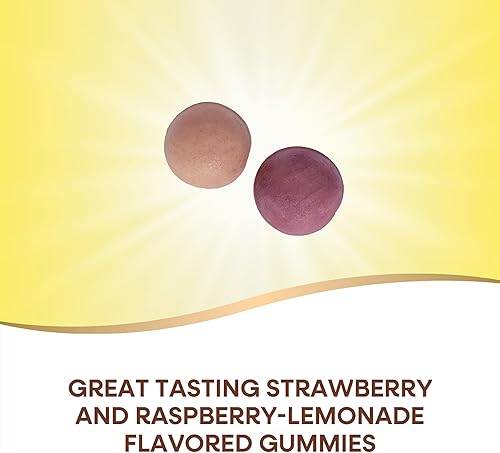 Miniatura 2 de Natures Way Calcio prémium  Gomitas D3  Mezcla de frutas de huertoverduras de jardín 60 gomitas de cereza y fresa