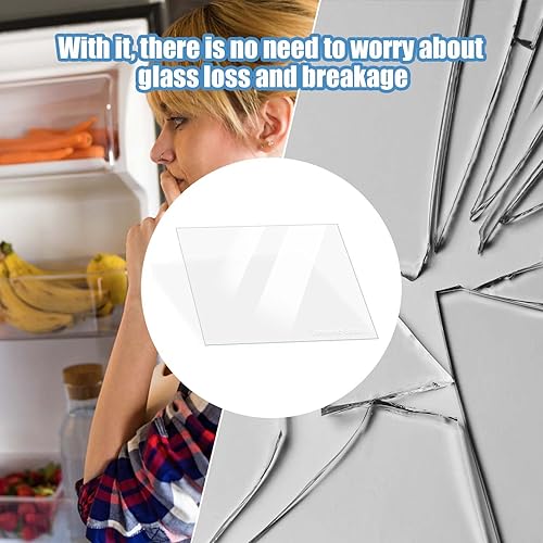 Miniatura 10 de W11188040 Reemplazo de estante de vidrio para congelador Whirlpool Maytag Refrigerador Estante de vidrio -Reemplaza W11135529 AP6286990-17-516"