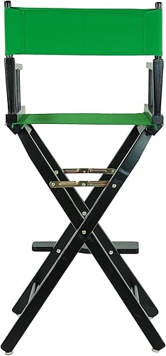 Miniatura 5 de Casual Home - Silla de director de 30 in, marco negro, con lona color verde, altura de barra