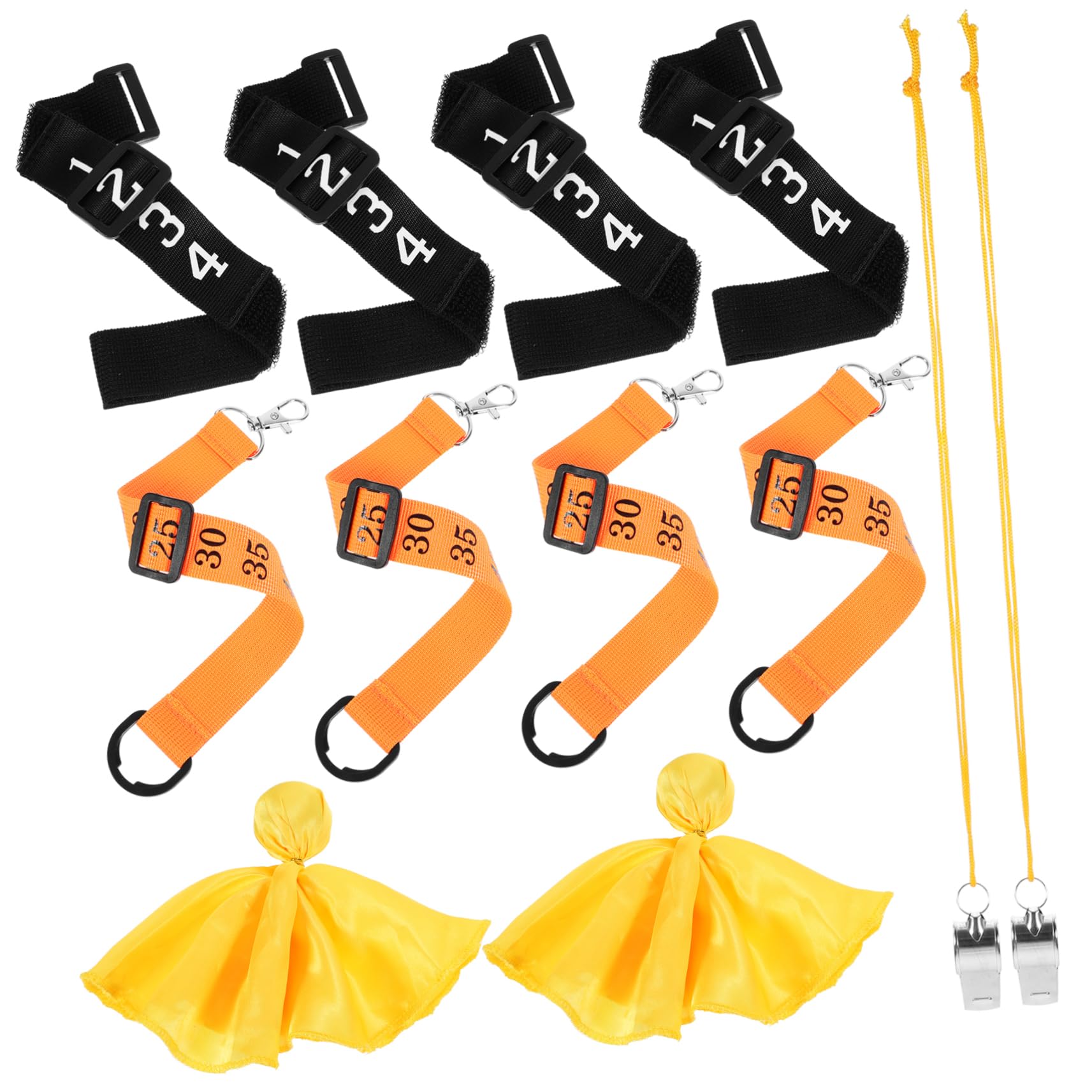 Toyvian Clip De Chaîne D'arbitre Remplacement Bretelles Accessoires De Football Trousse Kit D'arbitre De Football Trucs De Football Kit D'arbitre De Compétition Clips Polyester